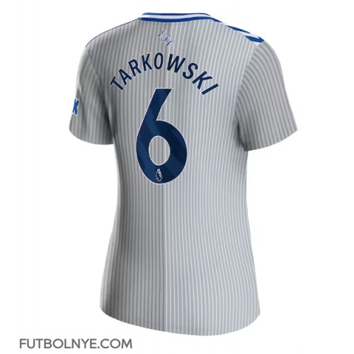 Camiseta Everton James Tarkowski #6 Tercera Equipación para mujer 2023-24 manga corta